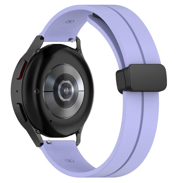 20mm 22mm Watch Strap For Samsung Galaxy watch 6/7/4/5 pro/classic/gear s3 Silicone Magnetic bracelet Huawei watch gt 4 2 3 band