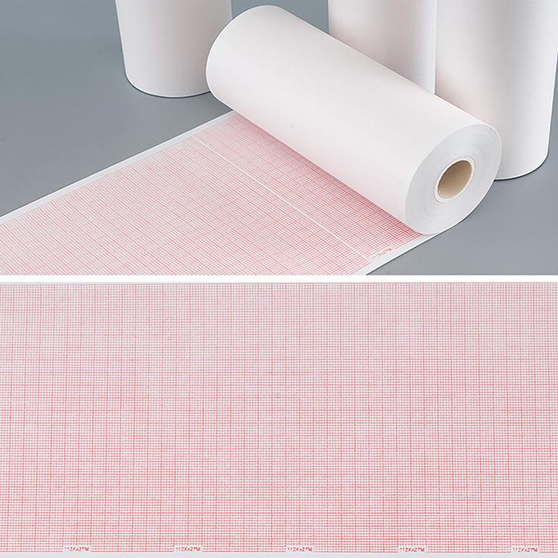 Ecg Ekg Machine 50Mm*20M/80Mm*20/110Mm*20M /210Mm*20M Electrocardiograph Thermal Printer Paper