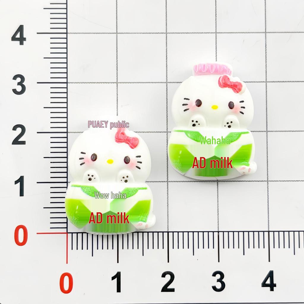 Cute Cartoon Animal Resin Accessories: DIY Phone Case, Hair Clip, Drink Bottle, Fridge Magnet, Luggage Decor.