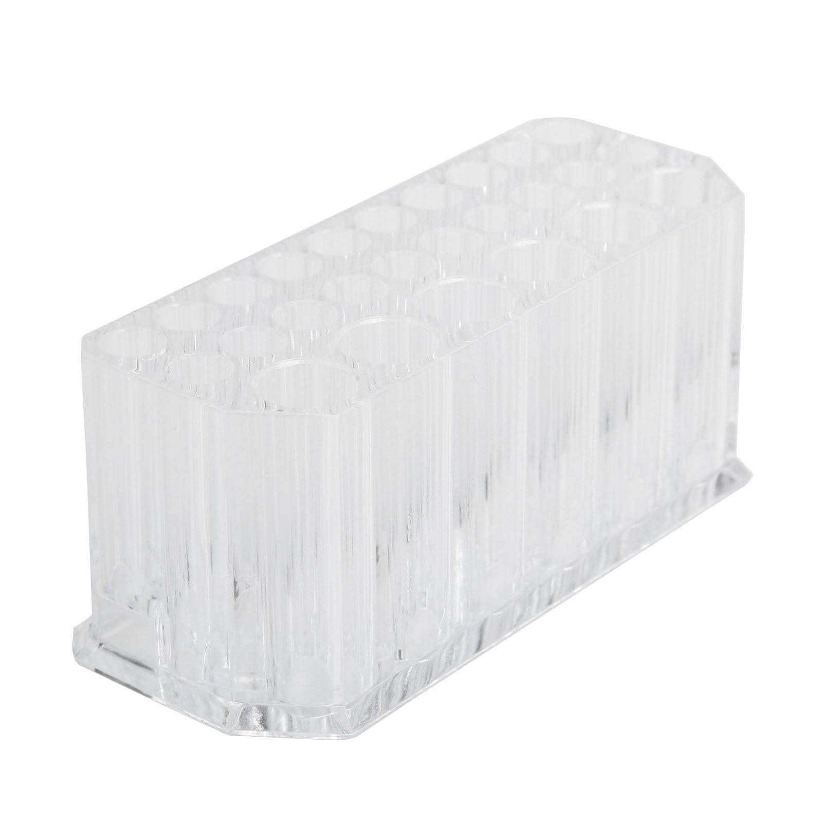 

Держатель для косметических кистей для макияжа с несколькими отделениями для хранения кистей для подводки глаз, пластиковый органайзер для кистей