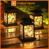 1pc Lanterna Solar Ao Ar Livre Jardim Pendurado Lanternas À Prova D'Água LED Missão Luzes Para Mesa Festa Decorativa Pátio Quintal Gramado