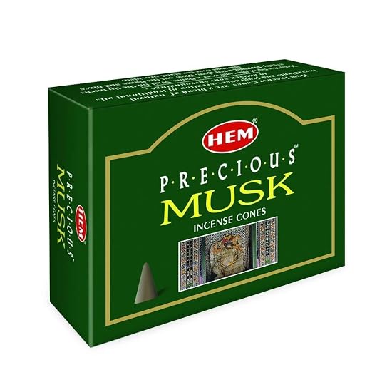 HEM Precious Musk Incense Cones, 12-Pack Set