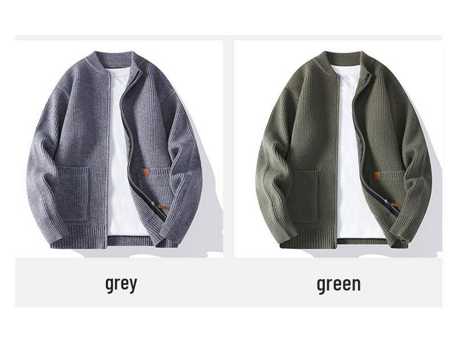 2025 A/W Casual Men's Sweater Cardigan - New Southeast Asia Style