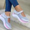 New Casual Shoes Women's Spring and Summer New Wedge Sneakers Velcro Casual Plus Size Women's Shoes