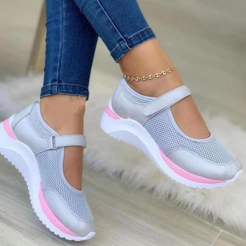New Casual Shoes Women's Spring and Summer New Wedge Sneakers Velcro Casual Plus Size Women's Shoes