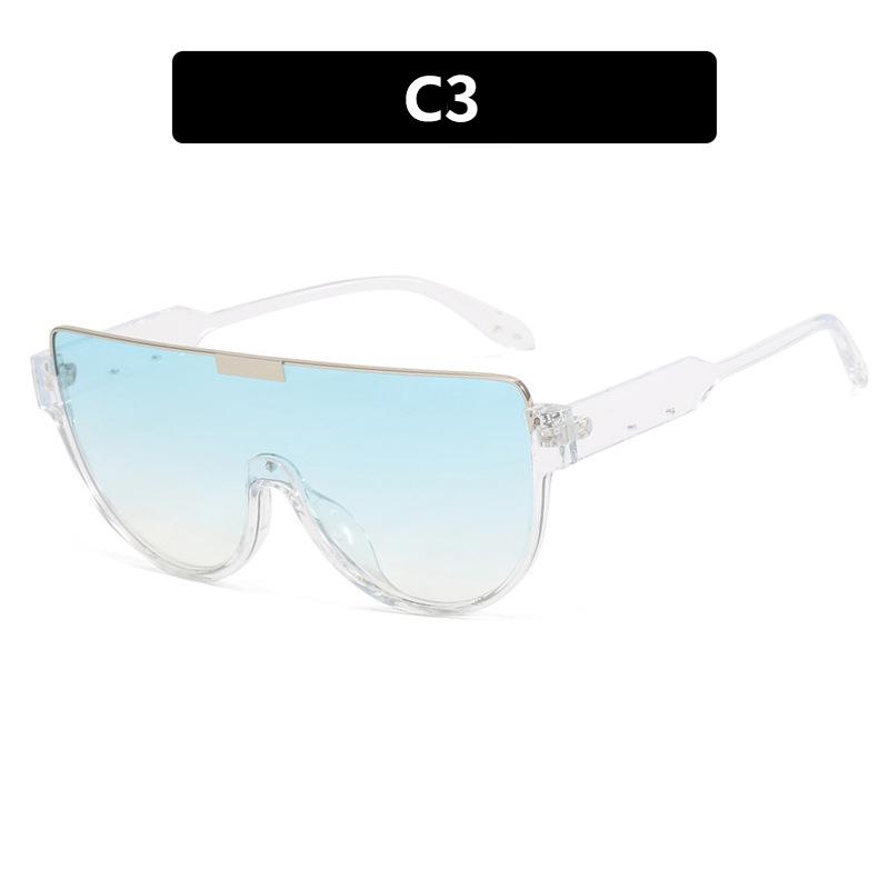 Women's Sunglasses, Large-frame One-piece Sunglasses, Men's and Women's Fashion Sunglasses.
