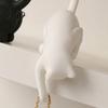 Interior Style Accent Piece 2Pcs 3D Printed Cat Shaped Hook, Black And White Cute Key Hanger, Decorative Ornament Ornaments for Lovers, Creative Home
