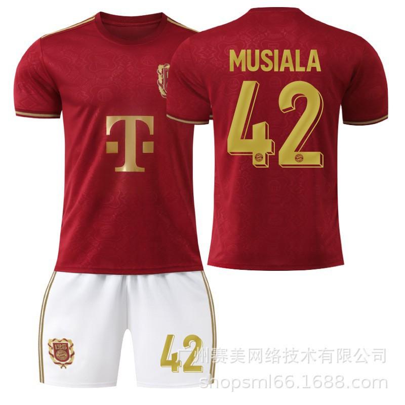 25 Bayern's 125th Anniversary Edition Football Jersey Set 9 Kane Muller 6 Kimish Cross-Border Shirts