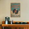 Music Poster Vintage Poster Record Music Canvas Art Poster and Wall Art Picture Print Funny Metal Sign Poster Wall Art for Kitchen Garden Bathroom