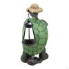 Statue Front Door Patio Turtle Lantern Greetings Sculpture Backyard Arts Miniature for Indoor