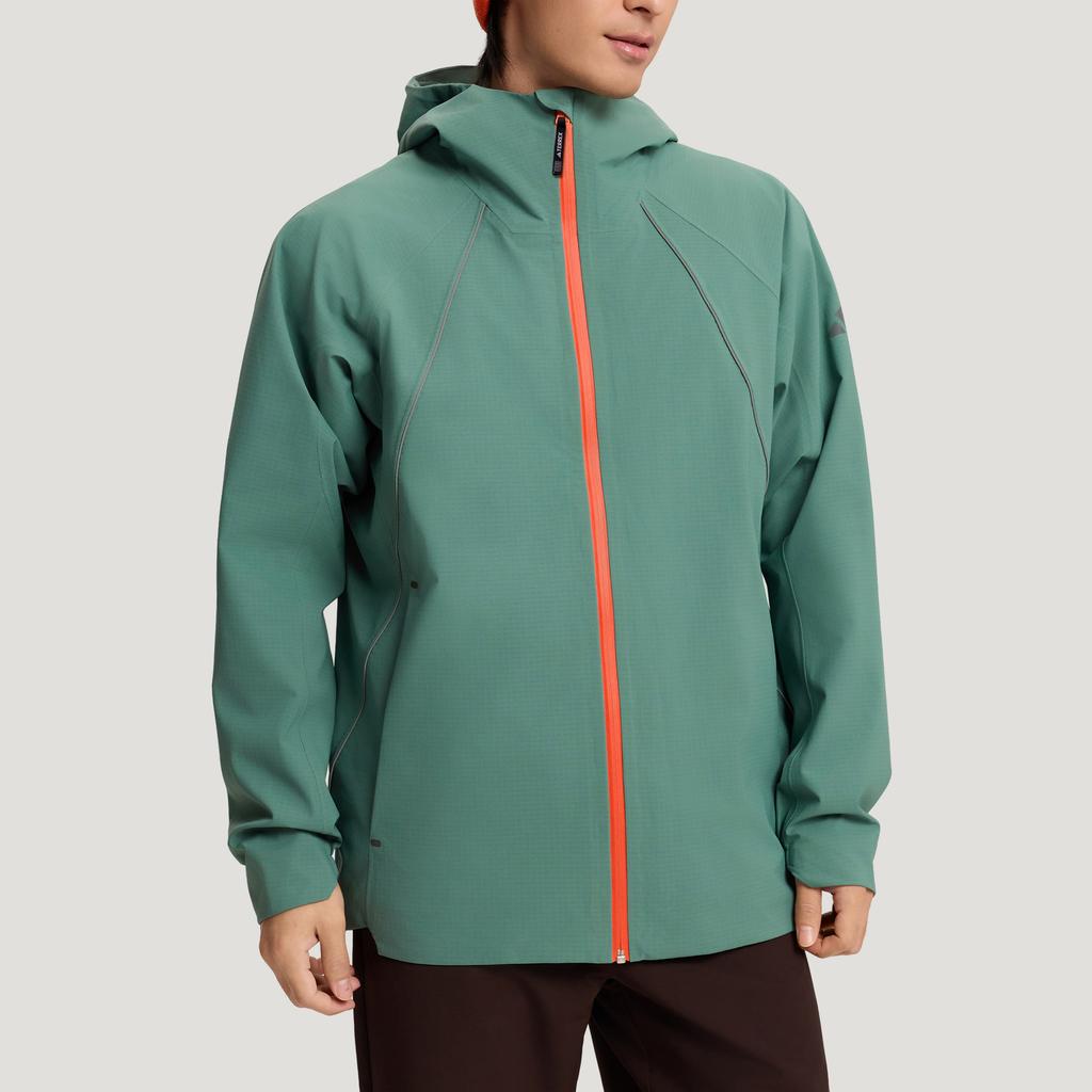 Adidas Terrex Xploric 2 Layer Jacket Outdoor Waterproof Breathable Woven Long Sleeve Jacket Men Jackets KD6882