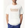 European Sizes Gemini Zodiac Sign Astrology May June Birthday [Cool Design] Street Trending Style Women'S Tee Comfortable Round Neck