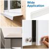 PATIKIL U Channel Edging Trim 26.2ft Sheet Metal Edge Guard Protector Rubber Edge Trim