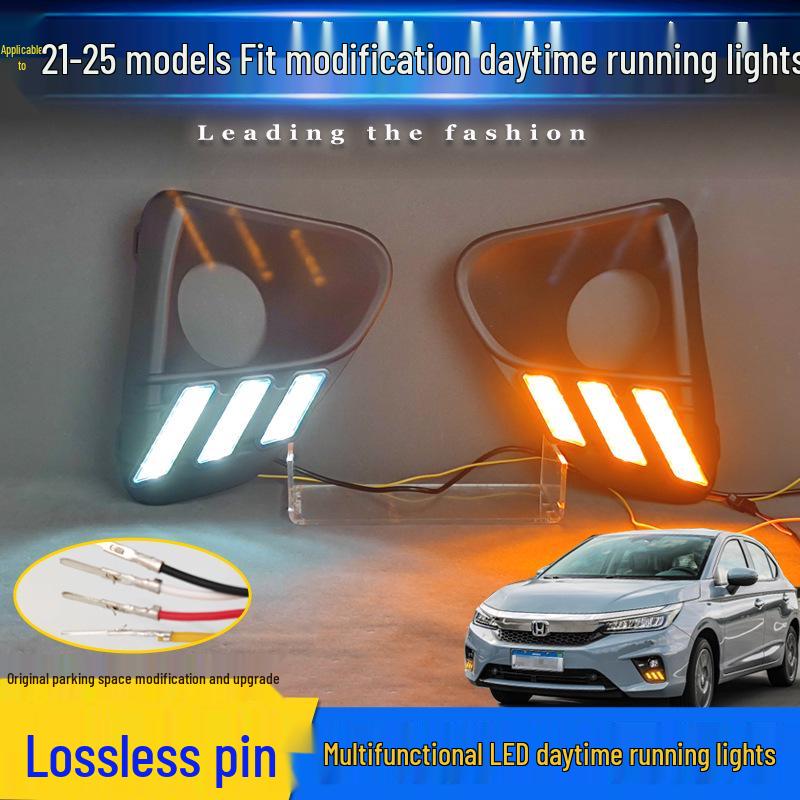 21-25 Model Honda City Overseas Edition LED Daytime Running Lights