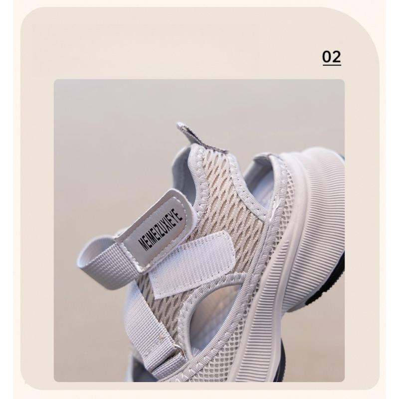 New Summer Kids' Sports Sandals - Functional Soft Sole Closed-Toe Shoes for Big Girls & Boys