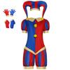 Fantastischer Zirkus Cos Digitaler Einteiler Pamni Cos Anzug Clown Cosplay Bühnenanzug
