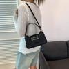 Fashionable Bag for Women In Autumn New Simple Hand-held Women's Bag Simple Fashion One-shoulder Casual Square Bag