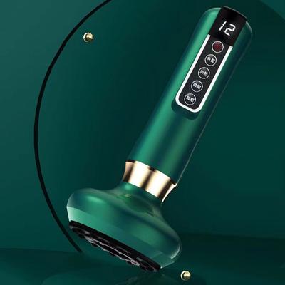 Massaggiatore a Ventosa Elettrico Riscaldamento a Pressione Negativa Massaggiatore Anticellulite Apparecchio per Raschiatura per Schiena e Gambe