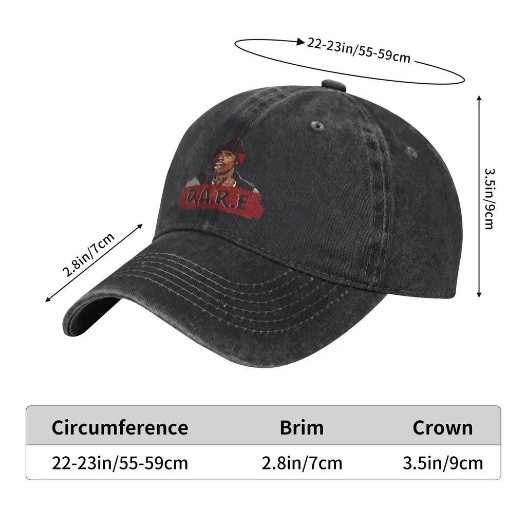 Dave Chappelle Casual Baseball Cap Outdoor Gym Trucker Hat Summer Sun-Proof Unisex Adult Fitted Retro Baseball Caps