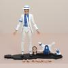 Shf Michael Jackson Smooth Criminal Figura de Ação Modelo Brinquedos PVC Móvel Coleção Anime Figma 096 Figura Jackson Lembrança