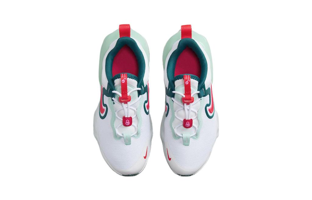 Nike Run Flow Anti Kick Low Top Kids' Running Shoes White Cyan Children Aged 3 7 Years Old DR0471-101