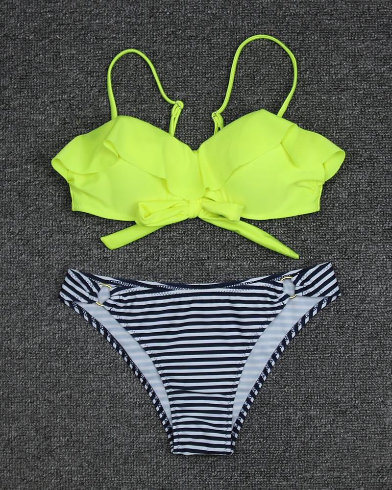 Купить Mujer Купальники 2020, сексуальные стринги в синюю полоску ...