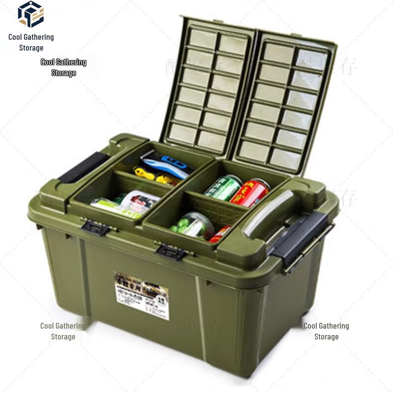 Kujucun Outdoor Car Trunk Organizer Storage Box