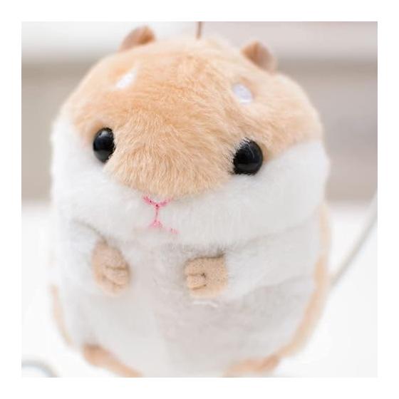 [Lukeyarm] Pairing Keychain | Cute Couple Hamster Keychain Handbag Plush Mobile Phone Pendant New Year Valentine's Day Gift Gift Light (Yellow +