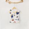 Summer Baby Bamboo Bodysuit: Lightweight, Breathable Short Sleeve Coverall for 3-24 Months