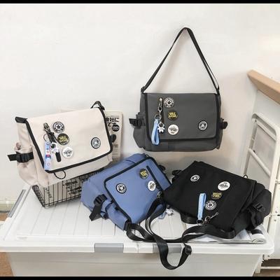 Korean Fashi Casual Big Bag Student School Bags for Teenage Girls Messenger Bag Shoulder Bag Crossbody Bags Women