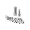 Lot 135 Stainless Steel M2.5-M8 Hex Head Screws + Storage Case - 14 Size Assortment