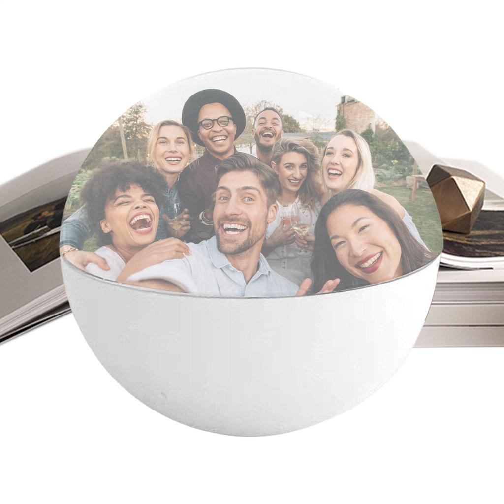 2,7-Zoll Kristallkugel Video Player Digitales Display Kristall-Speicherball Hochladbare Videos und Fotos Kugel für Kinder Erwachsene