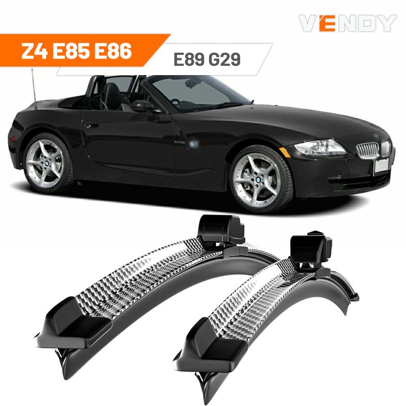 For BMW Z4 E85 E86 E89 G29 2002- 2006 2007 2008 2009 2017 2018  2pcs Front Windshield Wiper Blades Windscreen Wipers