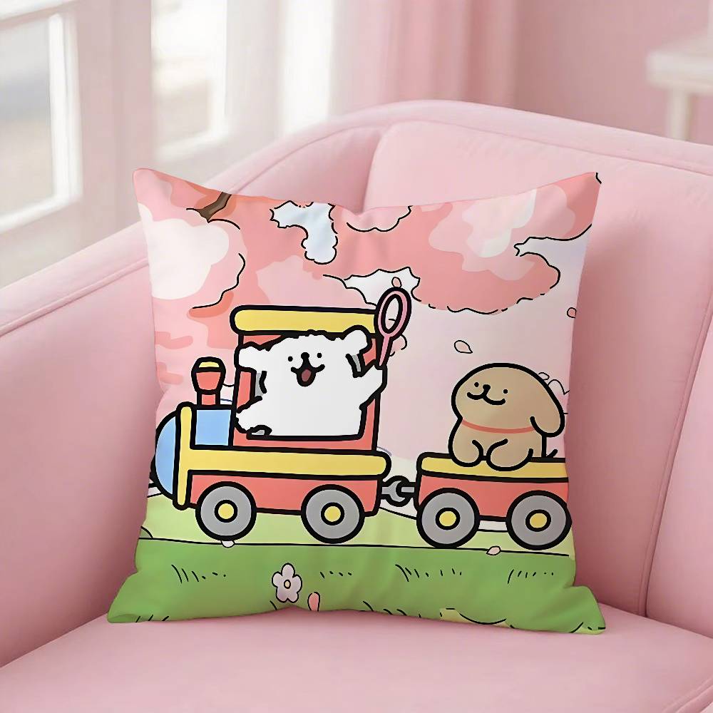M-MalteseS Cute Pillow Case Pillowcases Home Decor Living Room Decor Cushion Covers