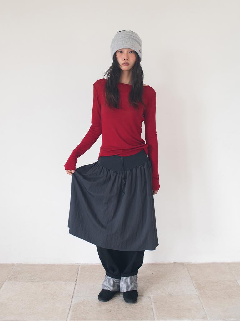 Onseuka Soft Boatneck T (Red)