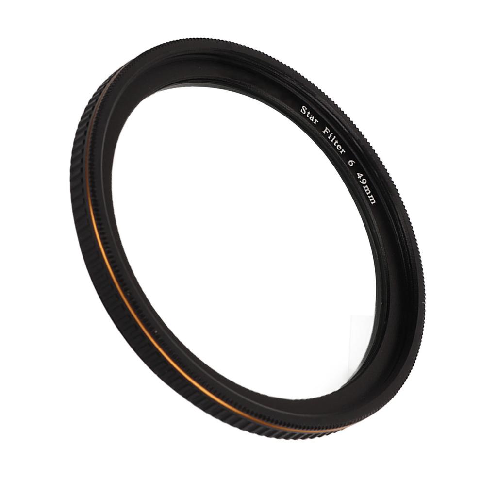 Star Filter 6 Line High Definition Coating Screen Effect Filter for Camera