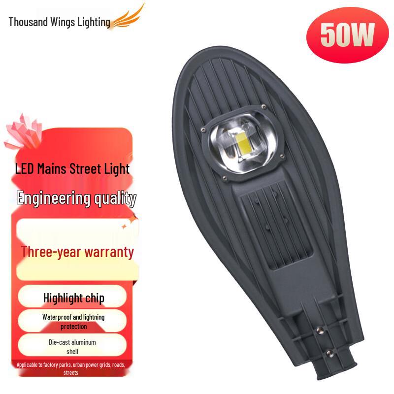 QianZhiYi Outdoor LED Arm-Mounted Street Light 50W