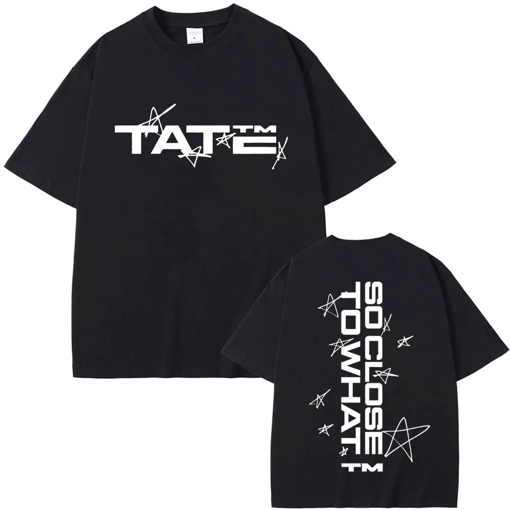 Singer Tate Mcrae T8 Music T Shirts Mens Women Vintage Tshirt Summer Cotton Oversized Short Sleeve Tee Tops for Fans Gift