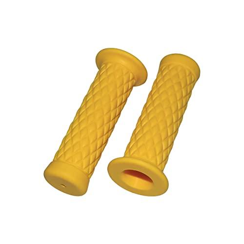 

HLJSDZ 22 мм Мотоциклетные рули Велосипедные грипсы Нескользящие рули Рукоятки для рук Противоскользящие рули Резина Легко установить Левый и правый 1 пара (Йель