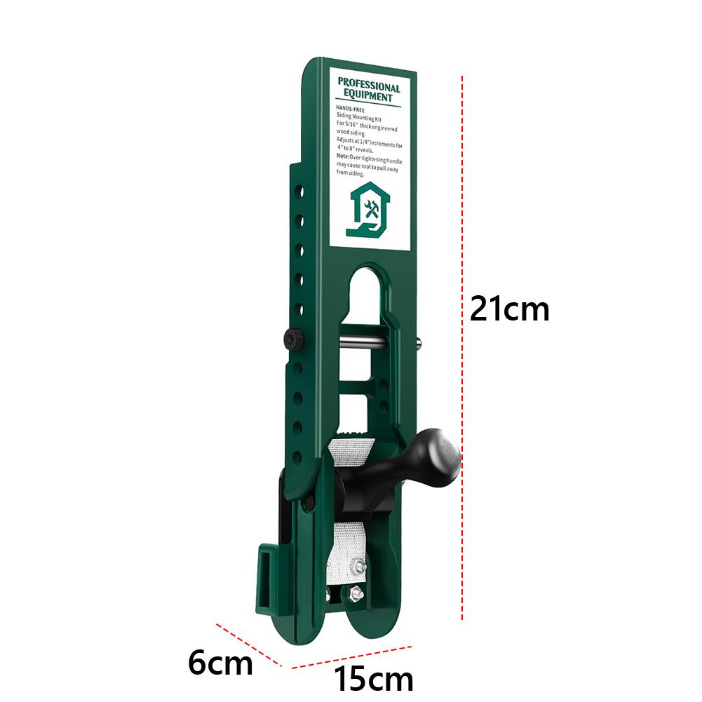 Werkzeugset für die Fassadenmontage, Montagesatz für Fassadenverkleidungen aus Kohlenstoffstahl und Faserzement, Montagesatz für die Hausfassade