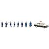 Tomytec Scenery Accessories 145 Police Car/Police Officer Diorama Supplies