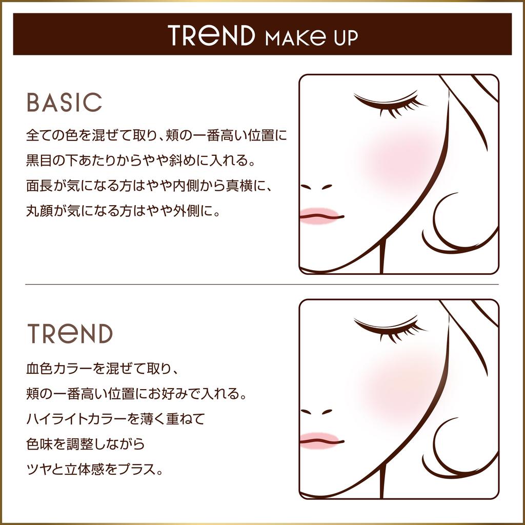 excel Auratic Blush AB09 Passion Tea Cheek Gradient