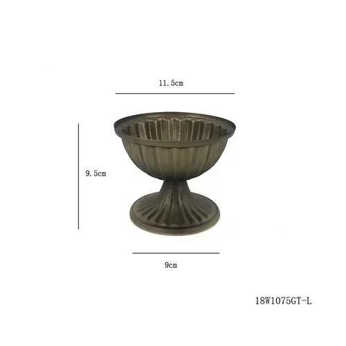 Vintage Iron Vase European Style Tabletop Flower Pot Decorative Decorations New Horticultural Flower Shop Floral Flower Arranger