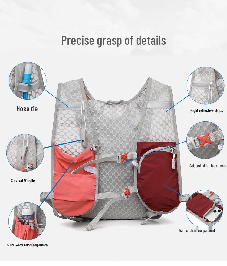Colete de Hidratação Unisex para Exterior para Maratona, Trail Running, Escalada, Ciclismo e Caminhada