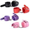 Handcuffs Sexy Metal Adjustable PU Leather Plush Restraints Slave Erotic Wives Cuff Sex Toys for Couples Adult Games