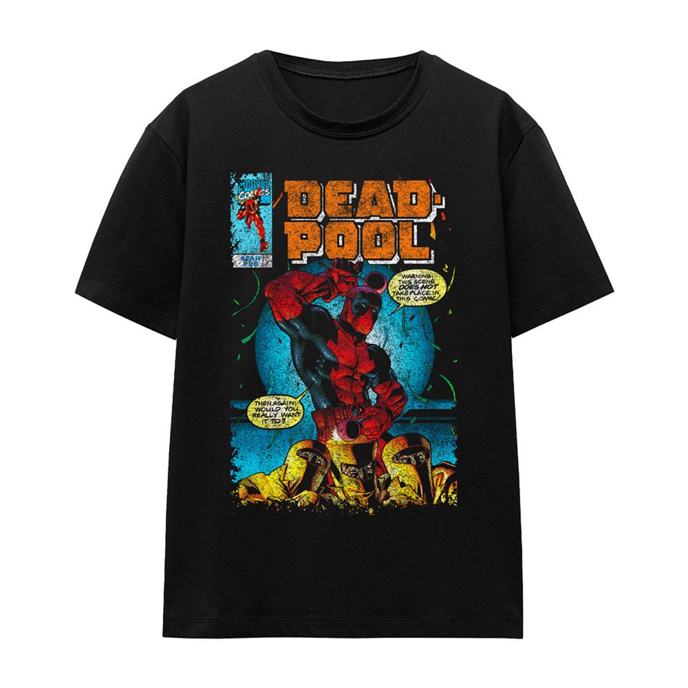 Deadpool Unisex Adult Would You Want It Comic Cover T-Shirt