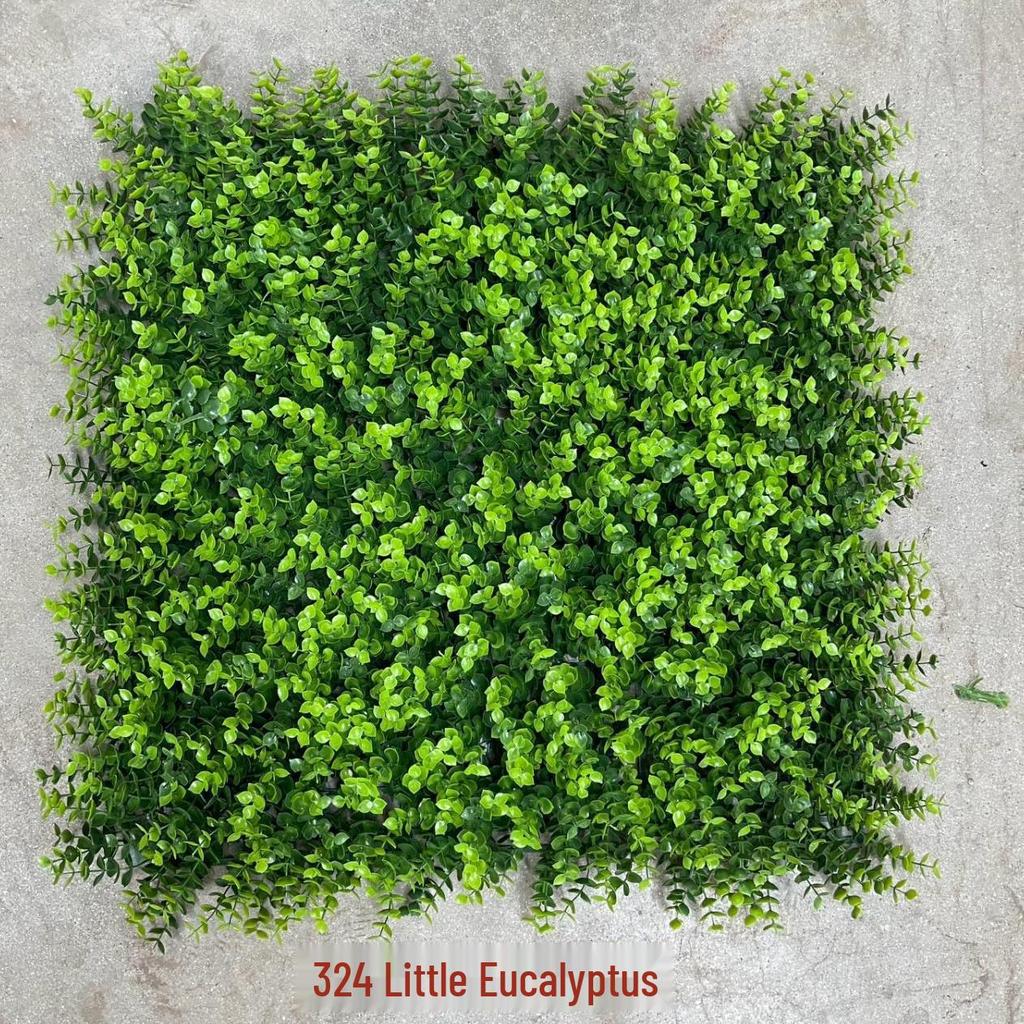 50×50cm Artificial Green Plant Wall - Plastic Vertical Garden, Fake Flower Wall, Synthetic Turf Background