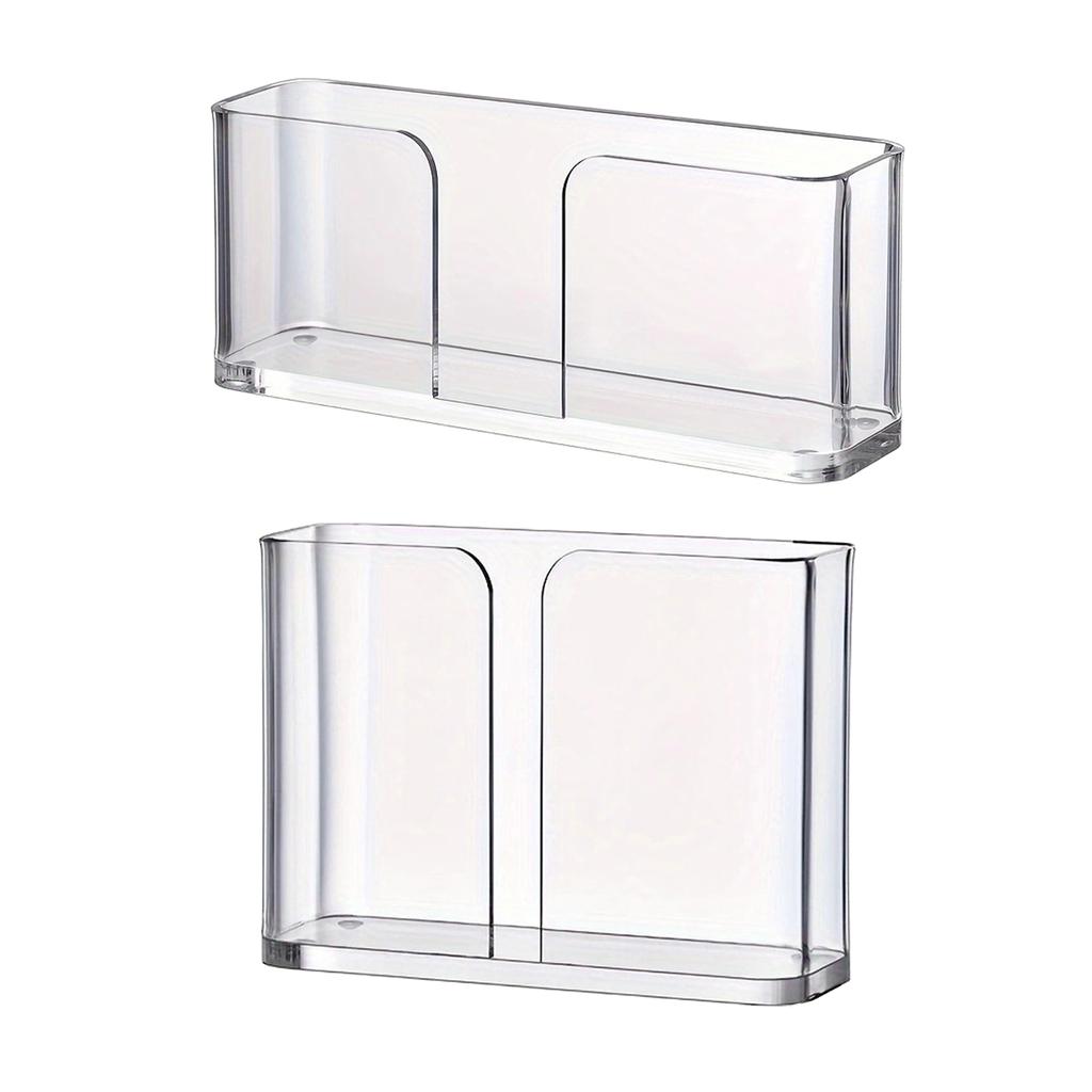 Acrylic Napkin Holder for Table Top Clear Napkin Caddys Luncheon Napkins Organizers Serviette Dispenser Kitchen Tool