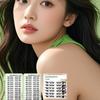 6/28 Rows Eye Manga False Eyelashes Large Capacity Tapered Thick Segmented Individual Cluster Lash Extensions Enlarge Eyes