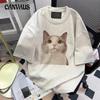 Women's Short Sleeve T-shirt Men's and Women's Summer Loose Casual Couple Top